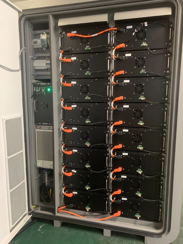 125 KW 야외 액체 냉각 에너지 저장 시스템 데이터 센터 백업용 캐비닛