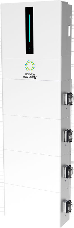 IEC61000 20.48kwh 전력 벽 배터리 시스템 6000 주기 수명 가정 백업 및 태양 에너지